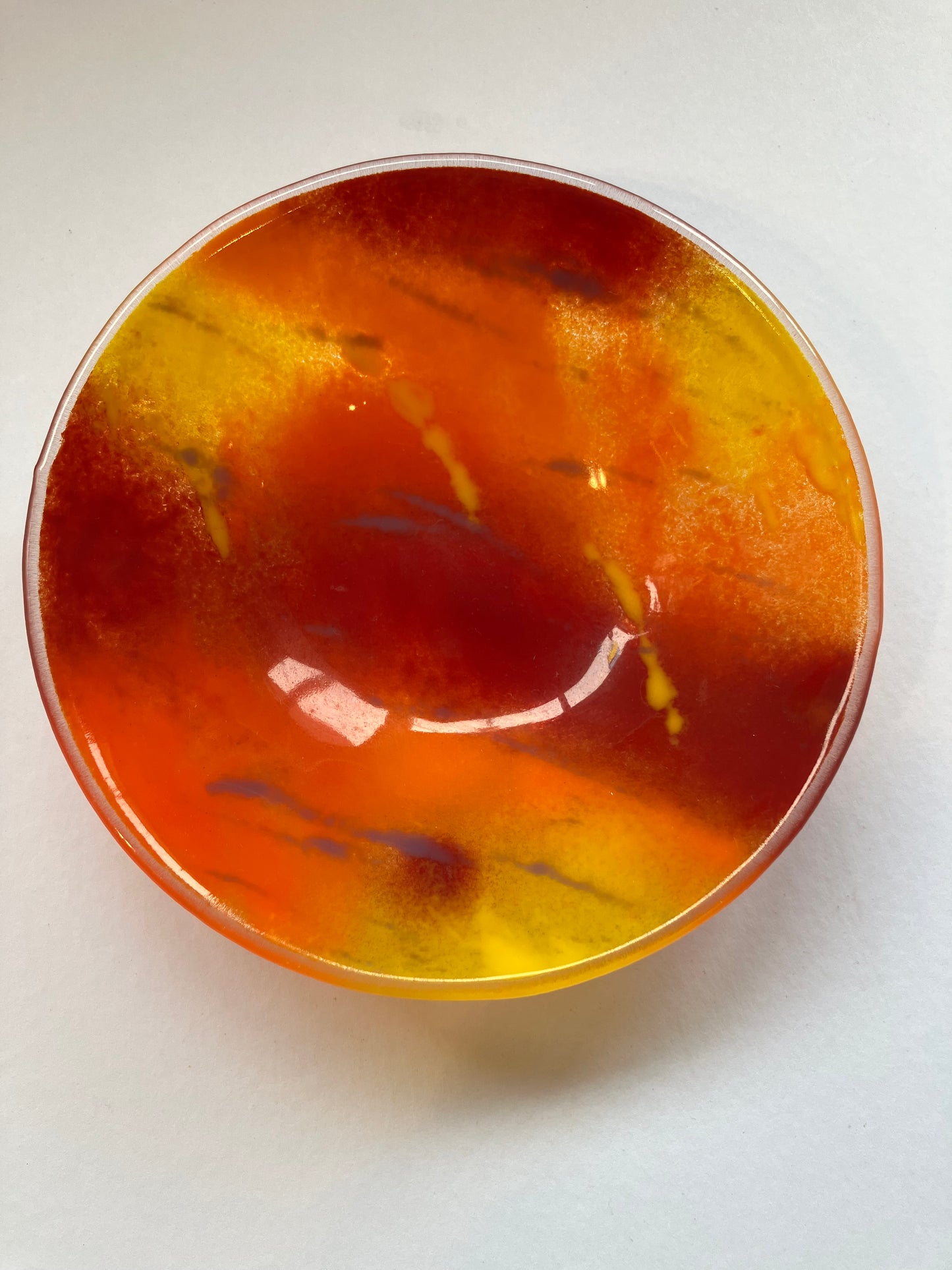 Fused glass bowl 9