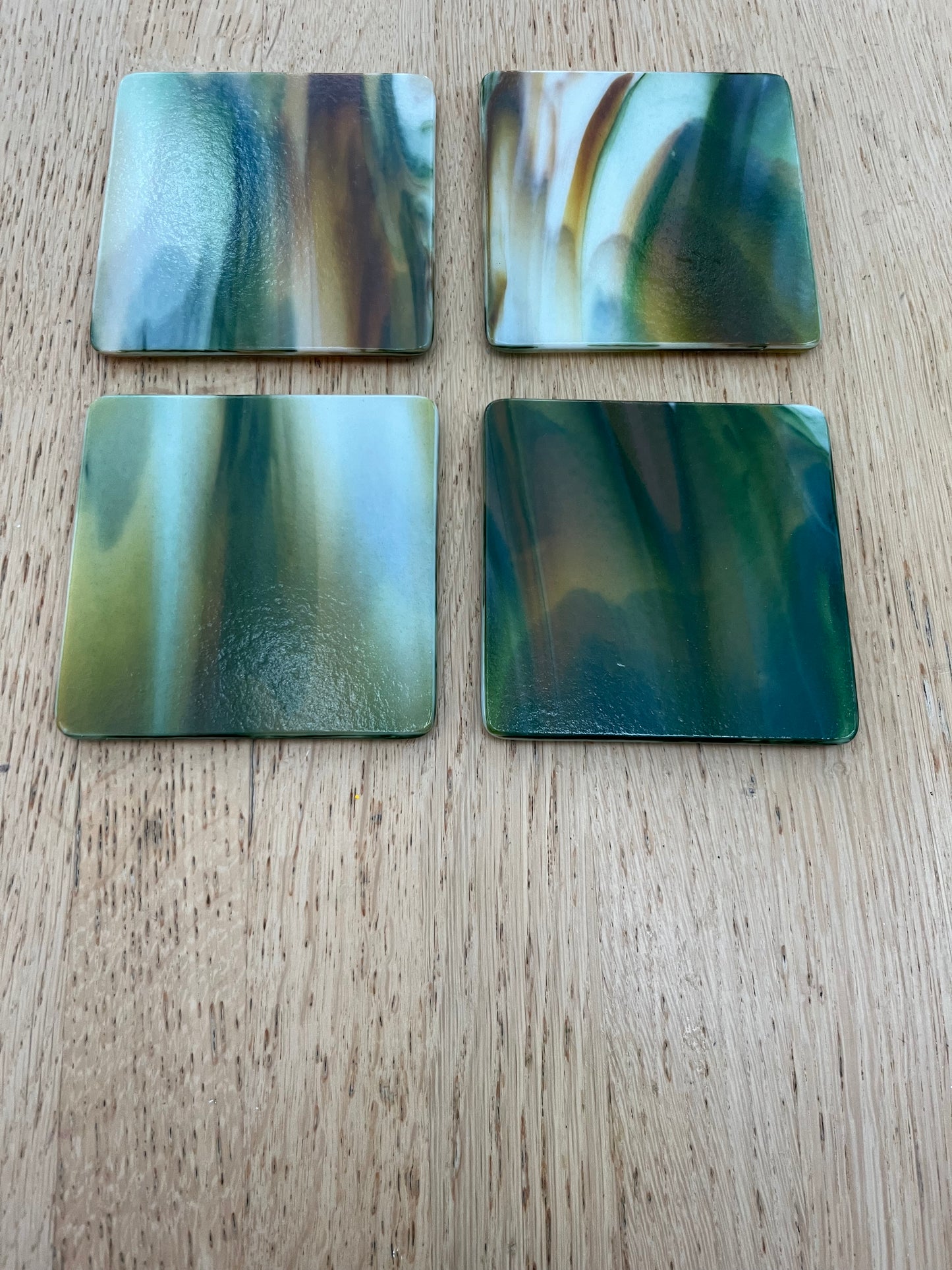 Forest Green coasters