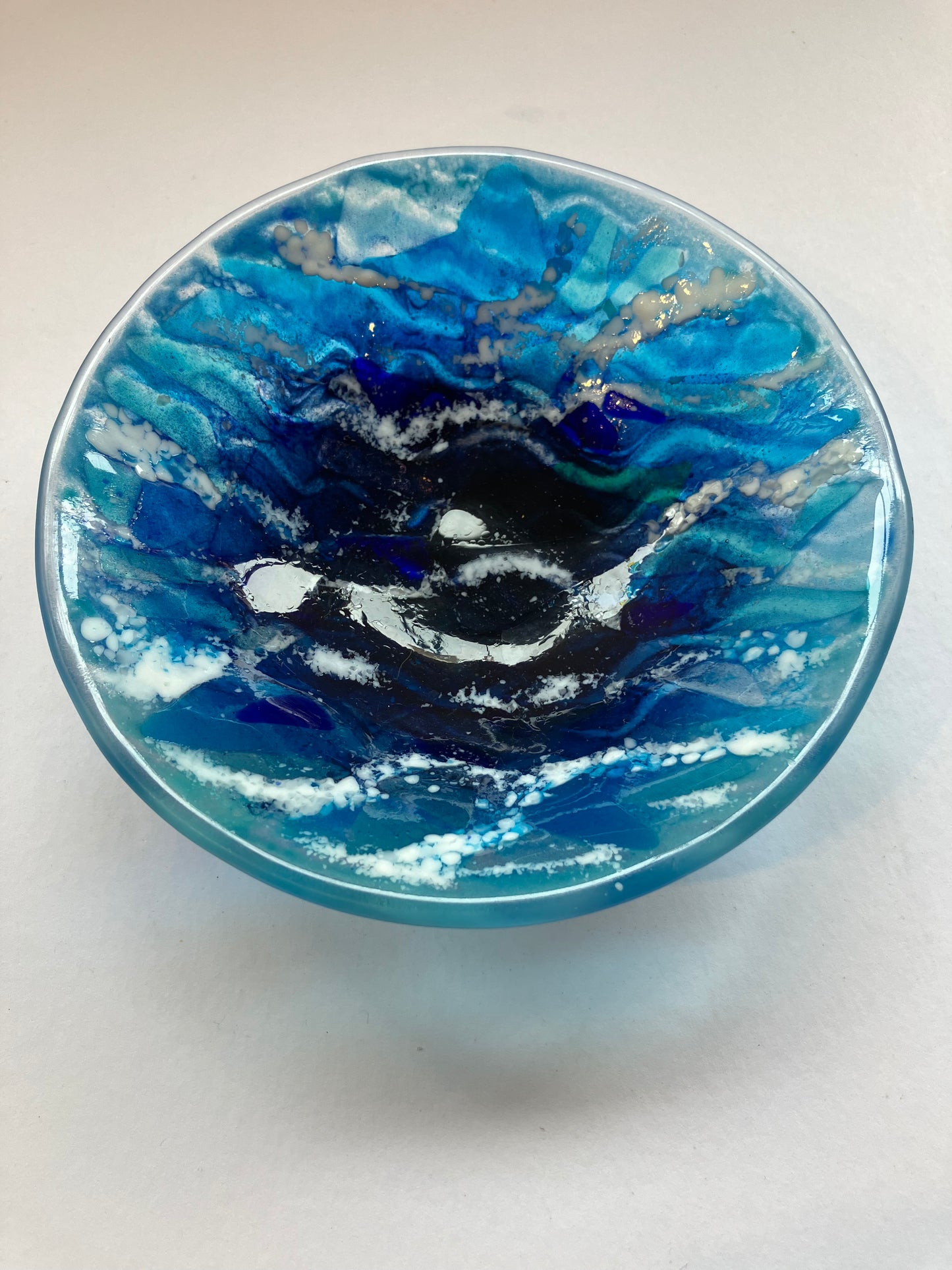 Fused glass bowl 8