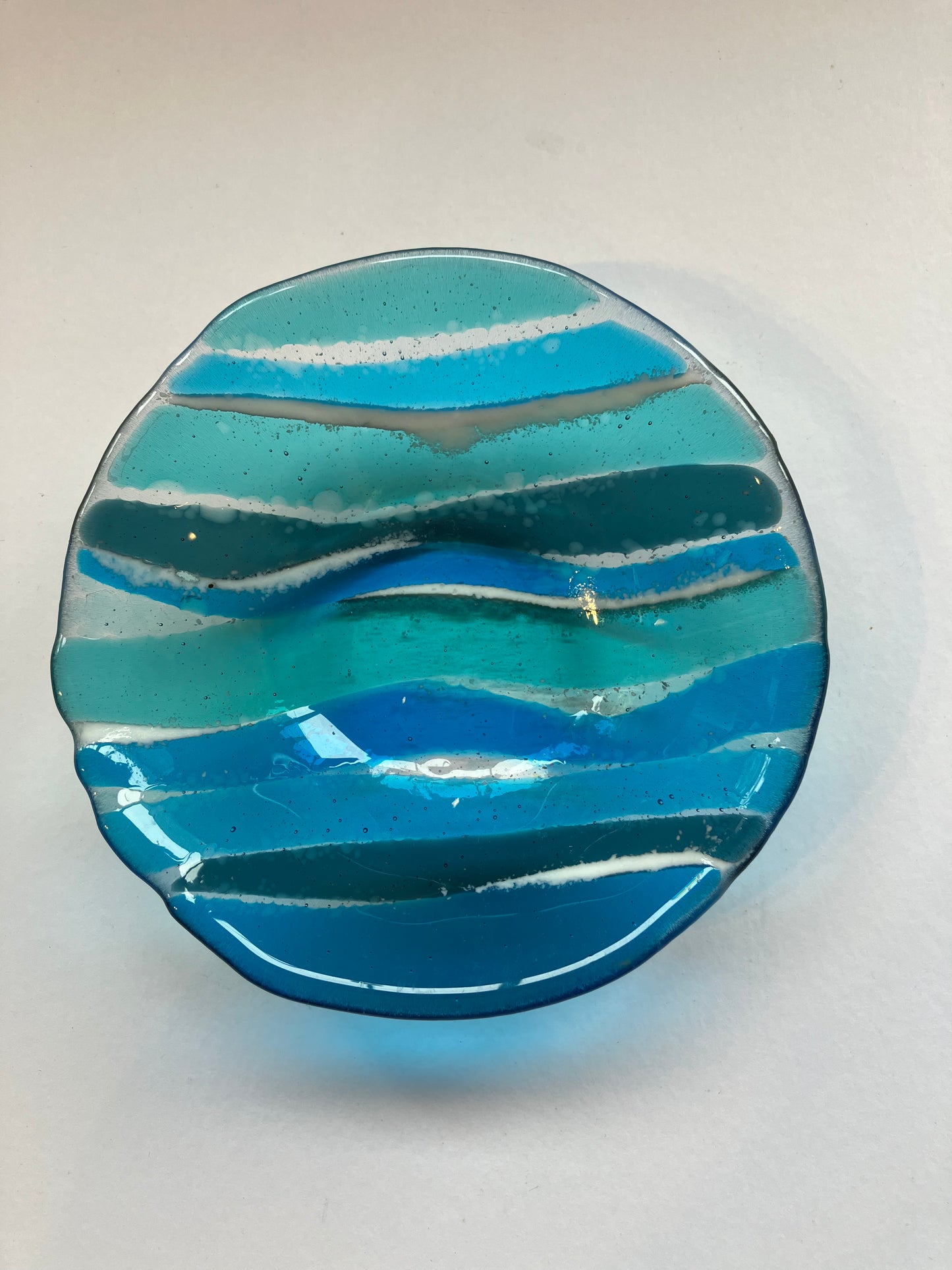 Fused glass bowl 7