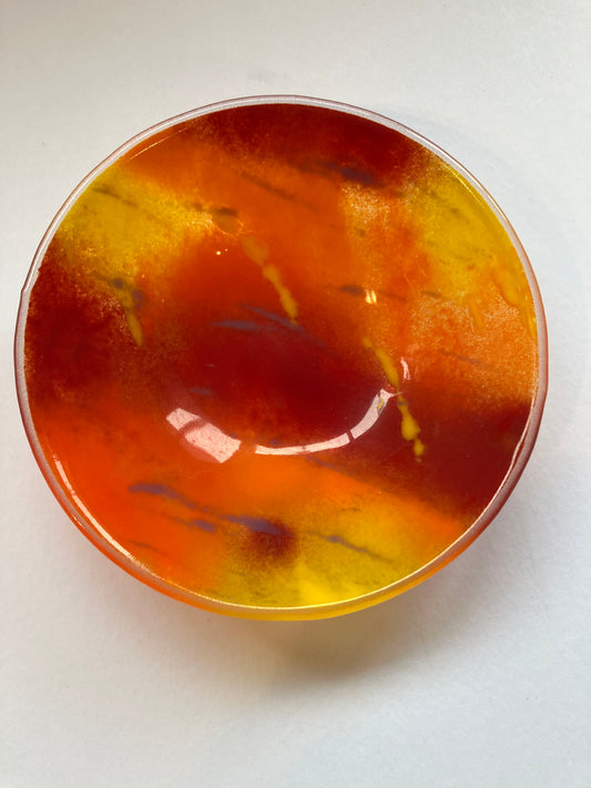Fused glass bowl 9