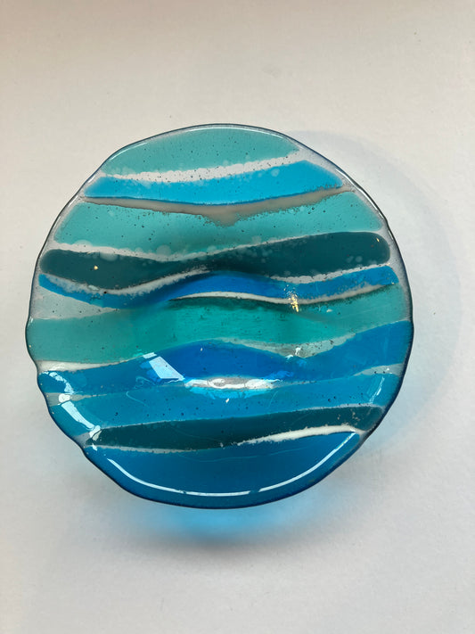 Fused glass bowl 7