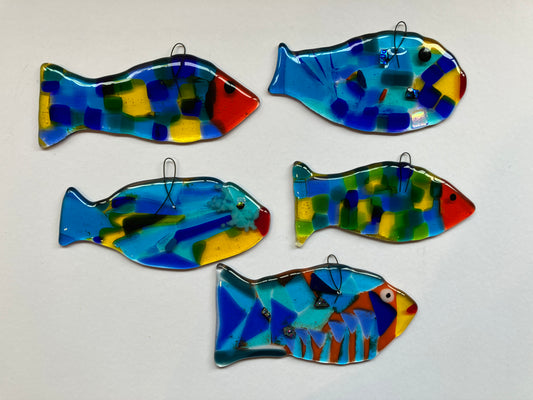 Fused glass fish 1