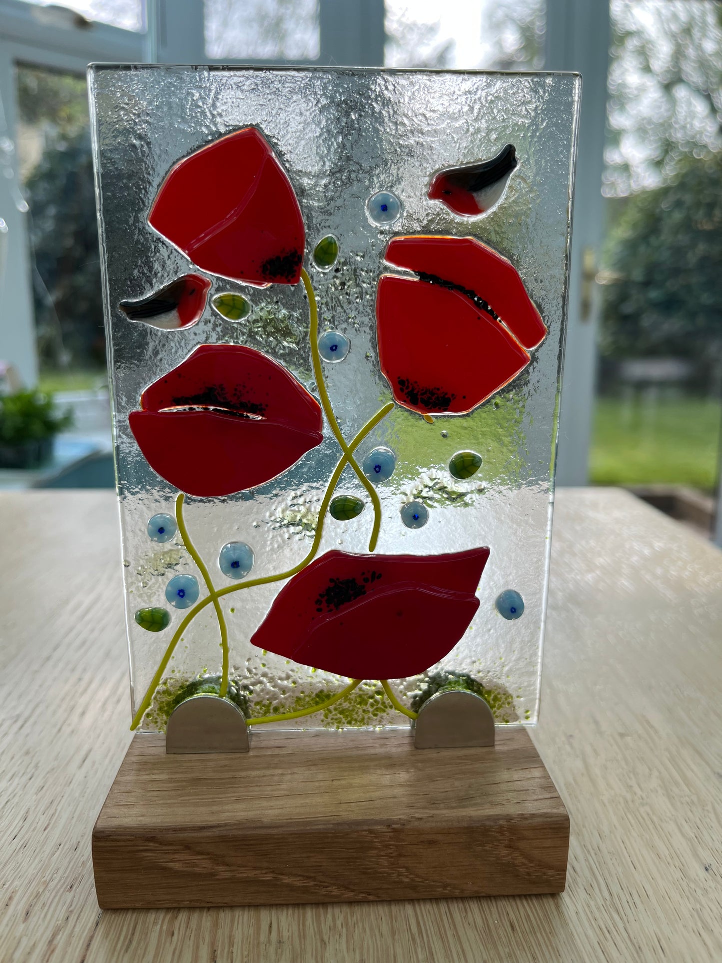 Small Poppies with Birds