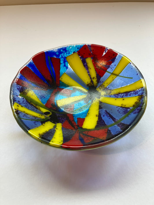 Fused glass bowl 5