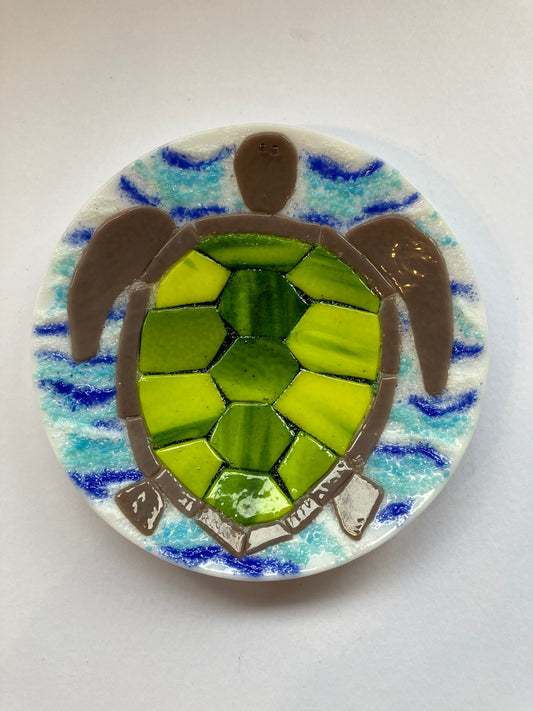Fused glass bowl 6