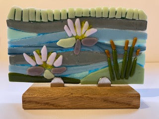 Fused Glass Lillies
